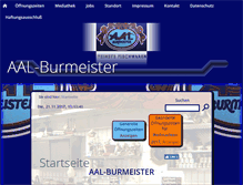 Tablet Screenshot of aal-burmeister.de